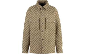 Куртка мужская Gucci с внешними карманами, коричневый