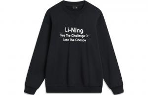 LINING Спортивная мода коллекция свитшот unisex black