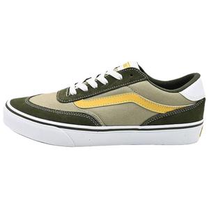Низкие кроссовки для скейтбординга Brooklyn LS, мужские, зеленые, желтые Vans, Green Yellow