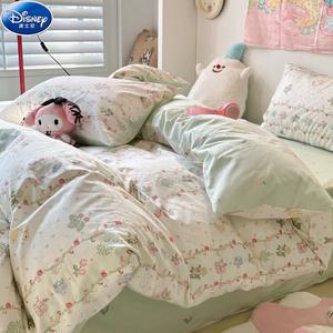 Disney Комплект постельного белья, 4 предмета, простыня, пододеяльник 200х230 см, из отборного хлопка, Strawberry Rabbit