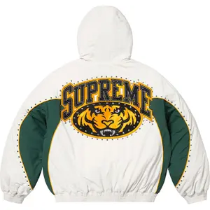 Supreme Стадиумная куртка с заклепками, White