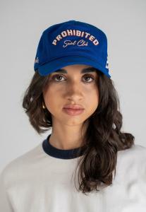 Бейсболка PROHIBITED, темно-синий