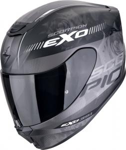 Шлем Scorpion exo-391 ava, Black Matt/Silver