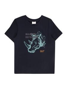 Футболка s.Oliver, ночной синий/светло-голубой