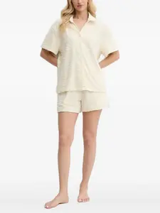 Рубашка с волнистой текстурой MC2 SAINT BARTH, белый