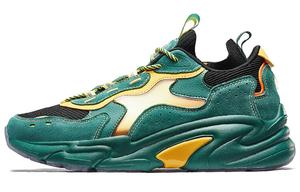 Кроссовки мужские массивные низкие зеленые/белые Xtep