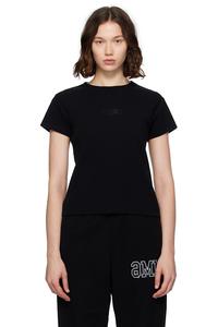 Рифленая футболка Mm6 Maison Margiela, черный