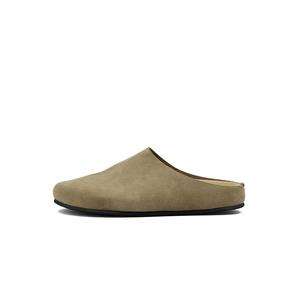 ZSBELLA Женские противоскользящие тапочки с закрытым носком и износостойкой резиновой подошвой - хаки, цвет Khaki