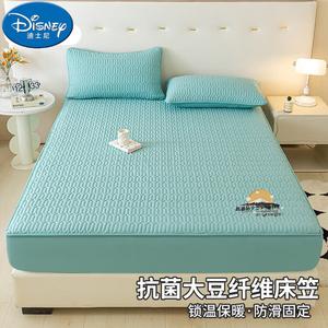 Disney Простыня на резинке 150x200 см, класс А, гипоаллергенная ткань, цвет Sunrise Blue