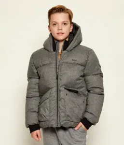 Куртка regular fit Boss Kidswear, серый