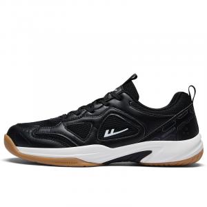 WARRIOR Износостойкие мужские бадминтонные кроссовки низкие черные, цвет Black