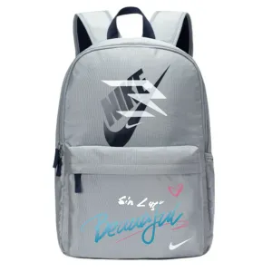 Nike Полиэстеровый рюкзак унисекс светло-серый волчий, beautiful