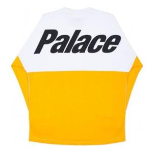 Кроссовки Palace Splitter Longsleeve T-shirt 'Yellow White', желтый