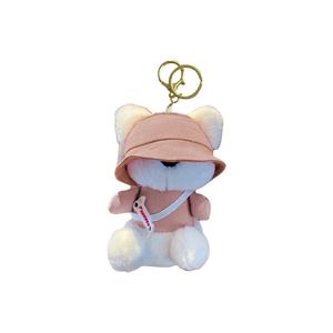 Шапки и кепки модный и стильный плюшевый кулон puppy dolls высота 15см XIWANTONG, розовый