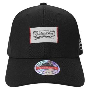 Mitchell Ness Классическая бейсболка Mitchell & Ness с козырьком и застёжкой, Black