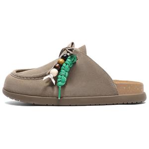 Senda Женские серые тапочки с закрытым носком и износостойкой резиновой подошвой, цвет Gray