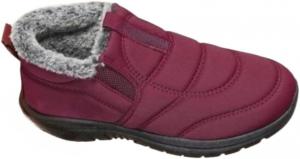 Женские плюшевые зимние сапоги однотонного цвета, удобная повседневная обувь с противоскользящей подошвой для осени и зимы, женские универсальные туфли с круглыми носками для повседневной носки Faithgee, Red