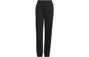 Трикотажные спортивные штаны женские черные Adidas