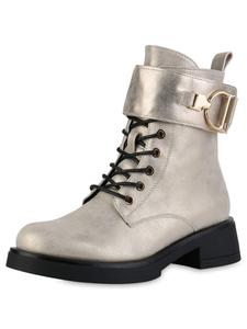 Ботильоны VAN HILL Schnürstiefeletten Beatrix, золотой