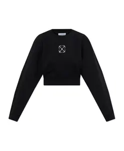 Толстовка с логотипом Off White, черный