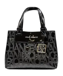 Современная фирменная сумка с логотипом Armani Exchange, черный