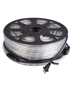 Светодиодная гирлянда длиной 150 футов (45 метров) с двумя проводами для дома, вечеринок, Рождества, внутреннего и наружного освещения Yescom, цвет natrual