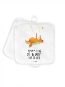 Mr. & Mrs. Panda Подставка под горячее Fox Stars с надписью белого цвета