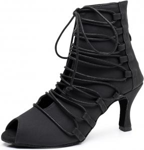 Женские танцевальные ботинки Minishion для латинских и бальных танцев, сандалии на вечерние и свадебные мероприятия