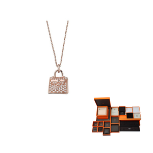 HERMES Ожерелье Birkin Rose Gold