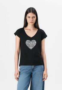 Футболка ONLY ONLAMBER LIFE FOIL PRINT, Black