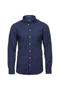 Идеальная оксфордская рубашка TEE JAYS, темно-синий