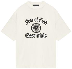 Футболка Fear of God Essentials It's A Black College Thing Tee 'Shell', кремовый