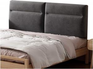 Подушка-подголовник для кровати LIANGJUN, настенная подушка для поясницы, украшение для детской спальни, подходит для кровати без изголовья, индивидуальный размер (Цвет: серый, Размер: 200x60x10 см) CHIAPERINI, Graye-B