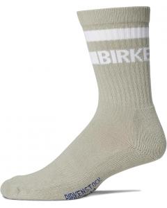 Носки Birkenstock Cotton Crew Stripe Socks, цвет Light Gray/White