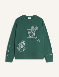 Толстовка оверсайз Maison Kitsune/(M)ART NOUVEAU STAMPS