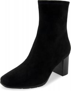 Женские ботинки Aerosoles Miley средней высоты, Black Stretch Gabardine Fabric