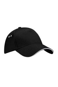 Кепка Ultimate Sandwich с козырьком Beechfield, черный