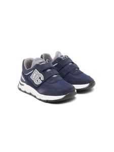 Dolce & Gabbana Kids кроссовки Bassa с ремешком на липучке, синий