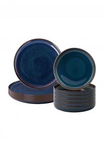 Сервиз Villeroy & Boch Crafted Denim Like, 12 предметов, темно-синий