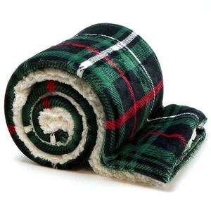 Покрывало Unique Living Lars, 200x1x150 см цвет schwarz/dunkelgrün/multicolor/rot