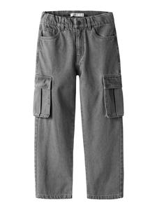Name it Джинсы прямого кроя NKMRYAN ST CARGO JEANS 5910-ZD светло-серого цвета