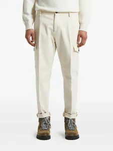 Брюки карго с кулиской Peserico, нейтральный