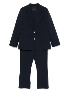 Костюм с однобортным пиджаком John Richmond Junior, синий