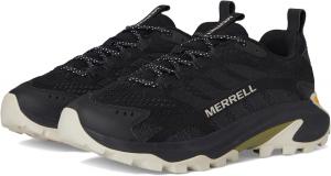 Детские водонепроницаемые кроссовки Merrell Moab Speed 2 Low с альтернативной застежкой, унисекс, черный