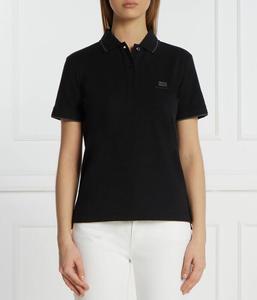 Поло Napapijri E-Nina Slim Fit, черный