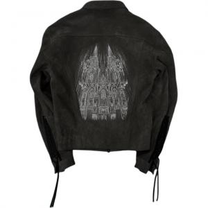 Undermycar Кожаная куртка мужская black