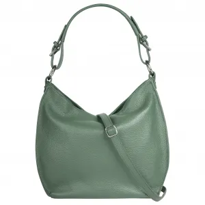 Шоппер Samantha Look, натуральная кожа, производство Италия, зеленый