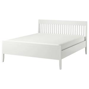 Каркас кровати IDANÄS IKEA, 180x200 см, цвет white/lönset