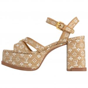 Maya One Strap сандалии 4.5см женские beige LOUIS VUITTON, бежевый