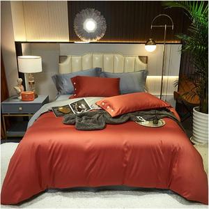 KYTGFH Комплект постельного белья из египетского хлопка 600tc однотонный всесезонный